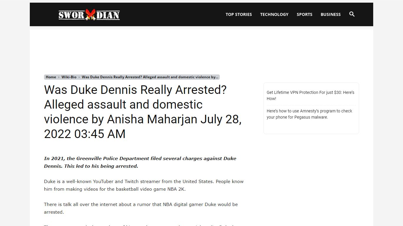 Was Duke Dennis Really Arrested? Alleged assault and domestic violence ...